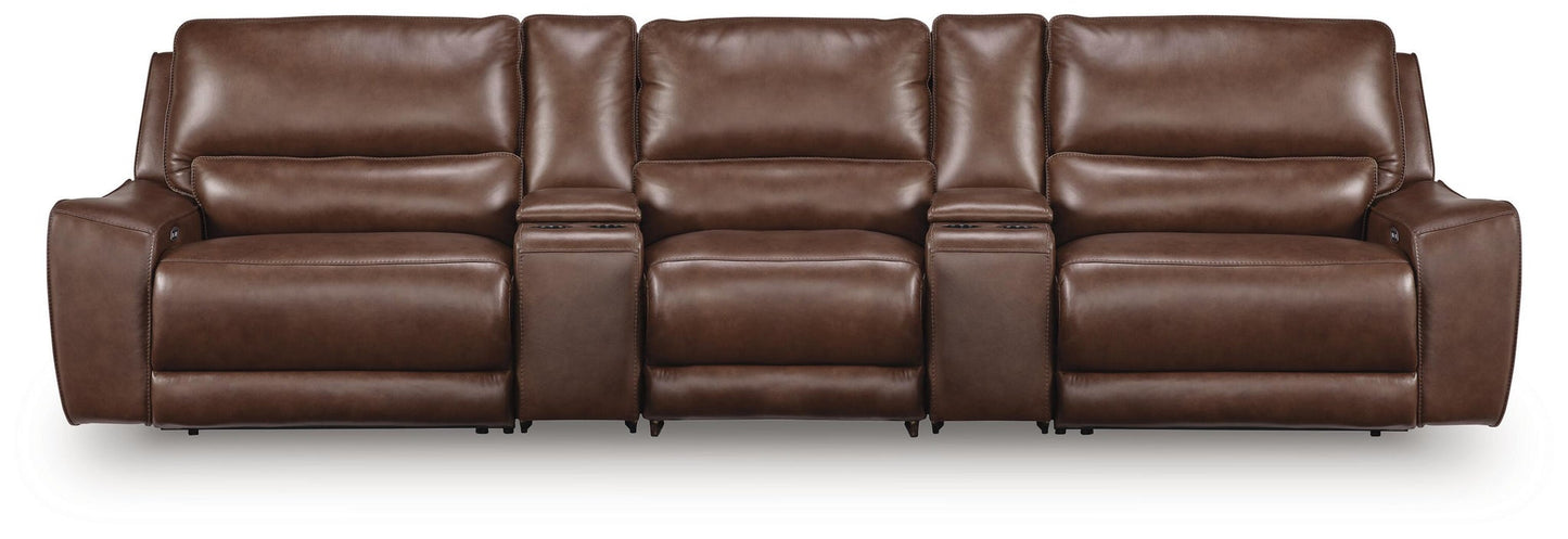 DeepWakes 5-Piece Power Reclining Sectional Signature Design by Ashley®