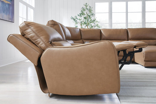 DeepWakes 6-Piece Reclining Sectional with Chaise Signature Design by Ashley®