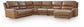 DeepWakes 6-Piece Reclining Sectional with Chaise Signature Design by Ashley®