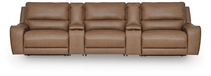 DeepWakes 5-Piece Power Reclining Sectional Signature Design by Ashley®