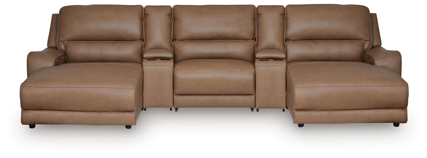 DeepWakes 5-Piece Power Reclining Sectional with Chaise Signature Design by Ashley®