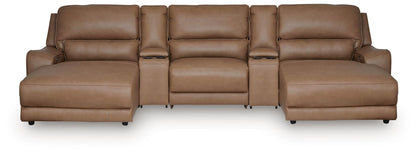 DeepWakes 5-Piece Power Reclining Sectional with Chaise Signature Design by Ashley®