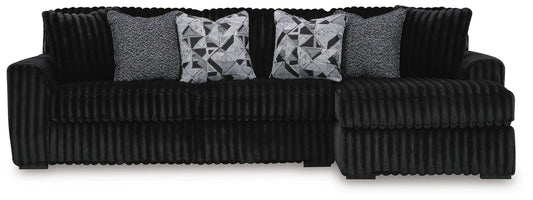 Midnight-Madness 3-Piece Sectional with Chaise Signature Design by Ashley®