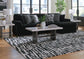 Midnight-Madness 3-Piece Sectional with Chaise Signature Design by Ashley®