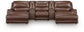DeepWakes 5-Piece Reclining Sectional with Double Chaise and Storage Consoles Signature Design by Ashley®