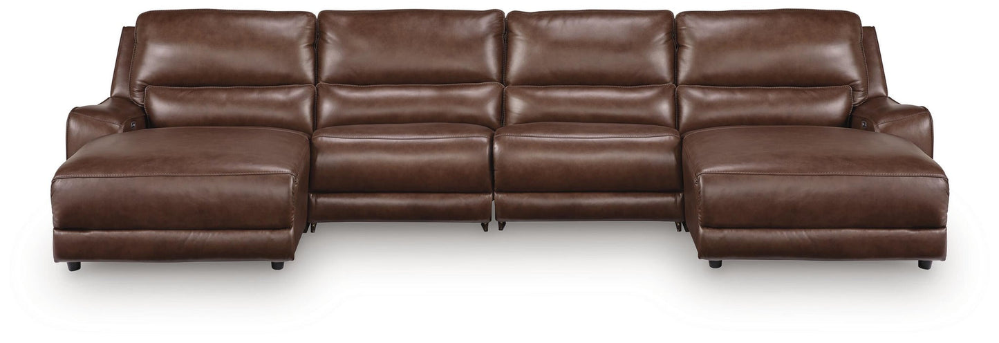 DeepWakes 4-Piece Power Reclining Sectional with Chaise Signature Design by Ashley®