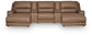 DeepWakes 5-Piece Reclining Sectional with Double Chaise and Storage Consoles Signature Design by Ashley®