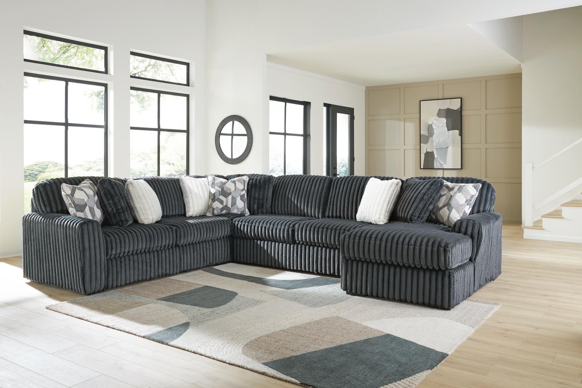 Midnight-Madness 6-Piece Sectional with Chaise Signature Design by Ashley®