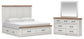 Savonport  Panel Storage Bed, Dresser And Mirror Benchcraft®