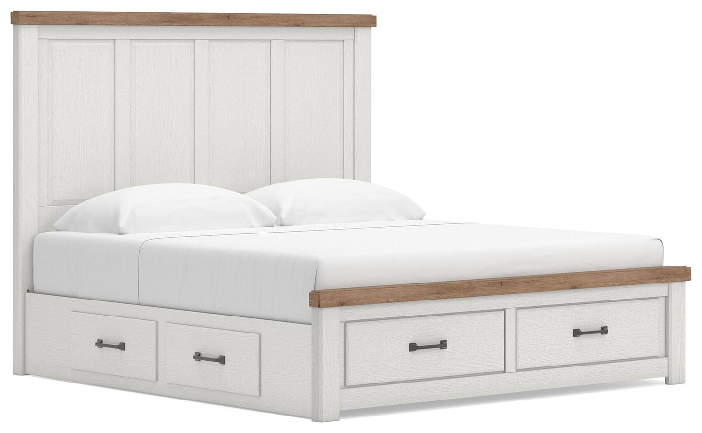 Savonport  Panel Storage Bed, Dresser And Mirror