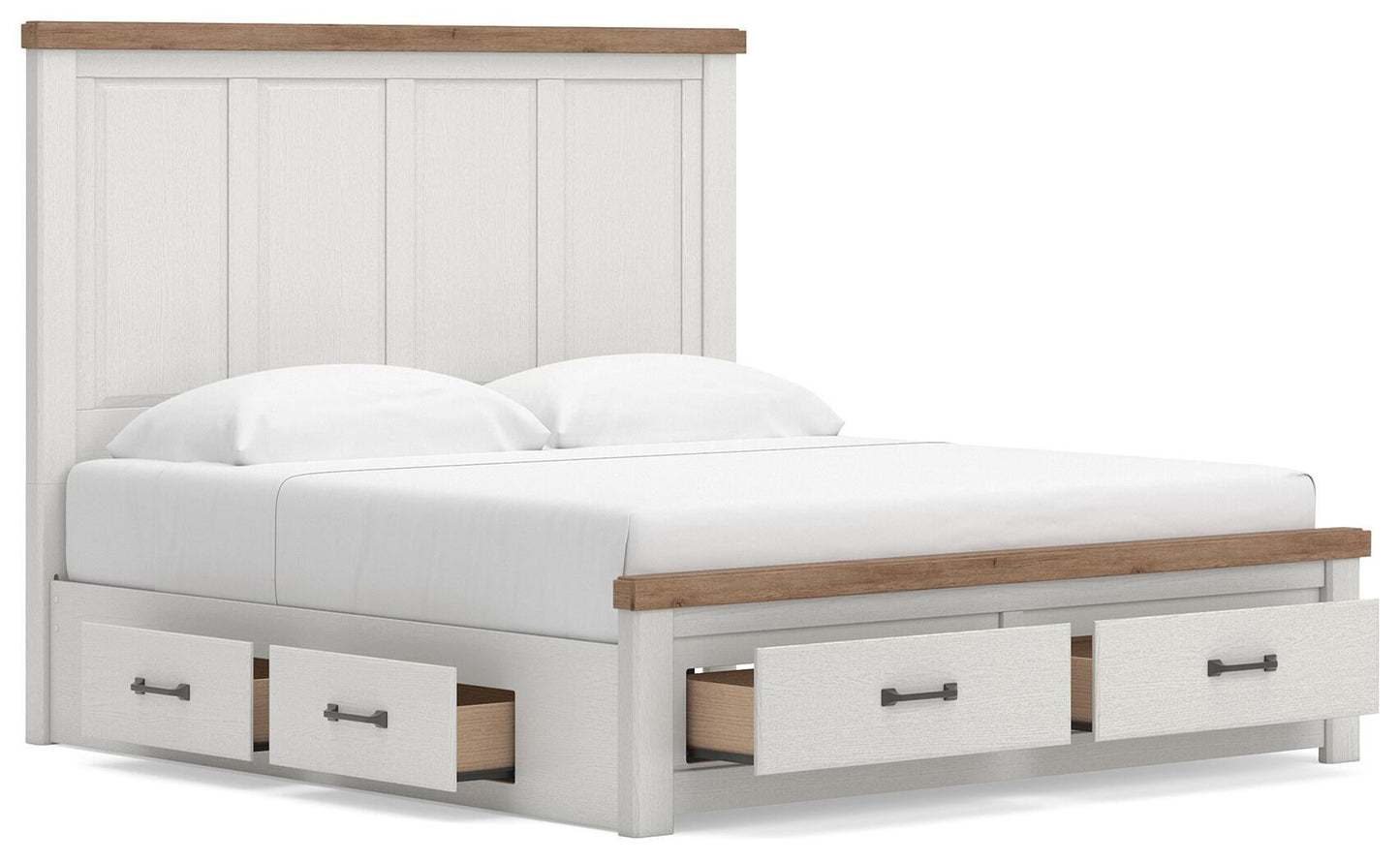 Savonport  Panel Storage Bed, Dresser And Mirror