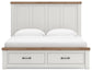 Savonport  Panel Storage Bed, Dresser, Mirror, Chest And Nightstand