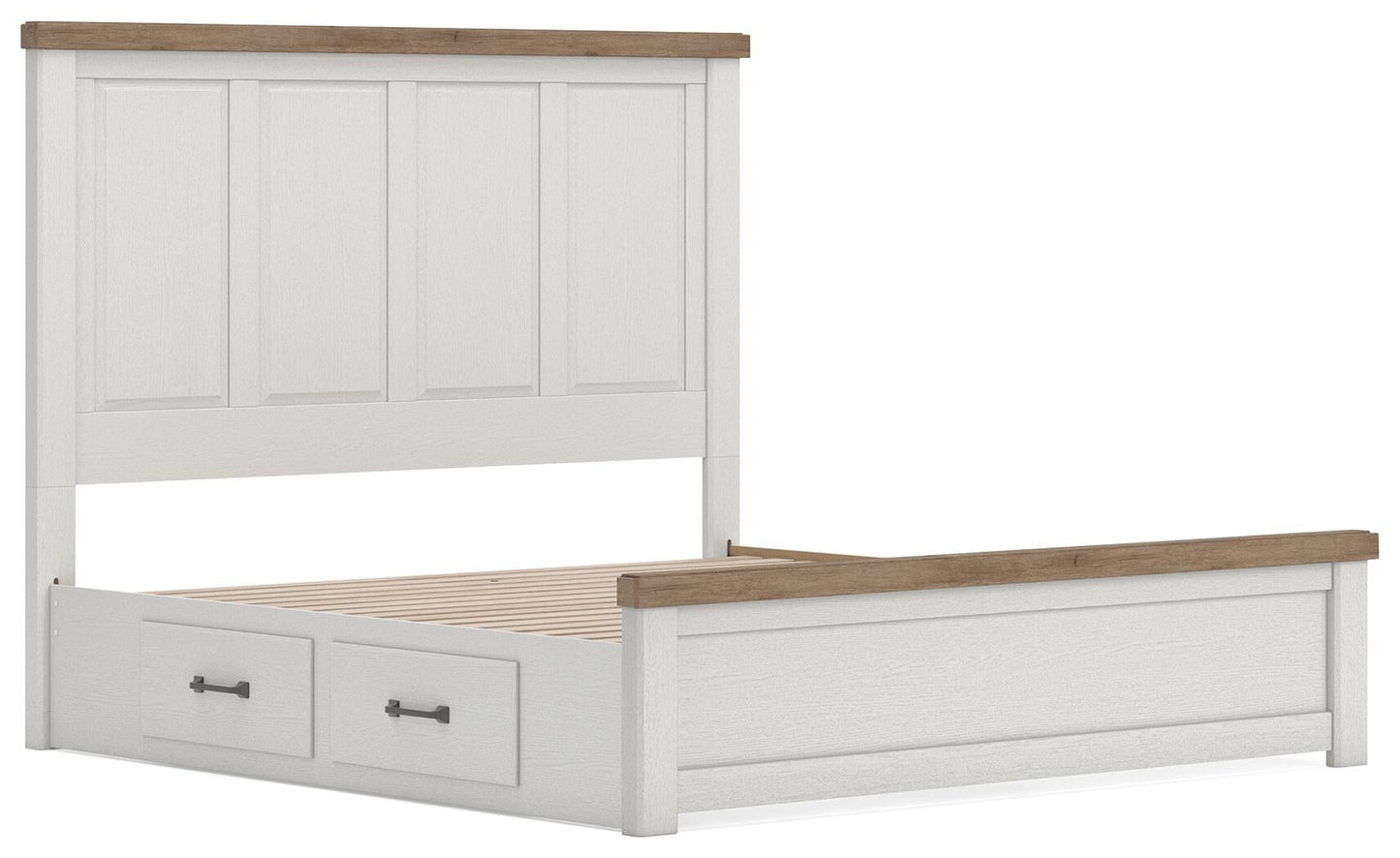 Savonport  Panel Bed With Storage, Dresser And Mirror