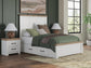 Savonport  Panel Bed With Storage, Dresser And Mirror
