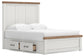 Savonport  Panel Bed With Storage, Dresser And Mirror
