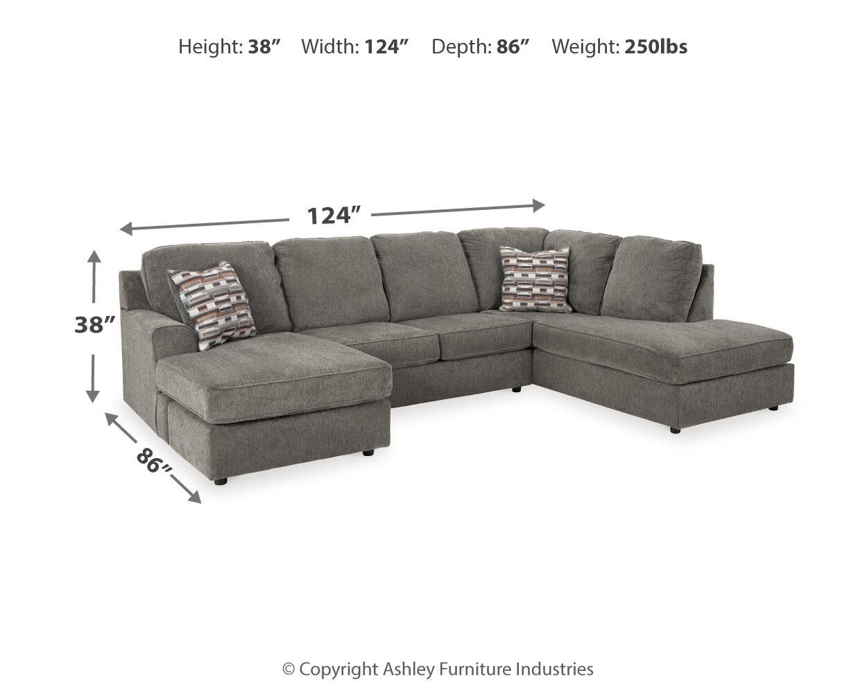 O'Phannon 2-Piece Sectional with Chaise Signature Design by Ashley®