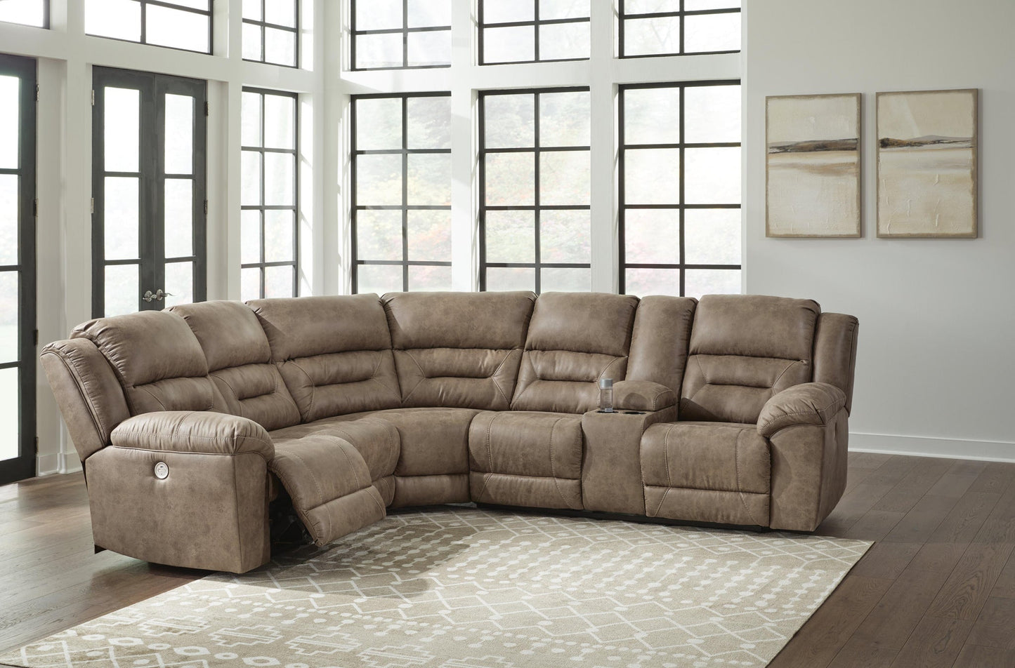 Ravenel 3-Piece Power Reclining Sectional Signature Design by Ashley®