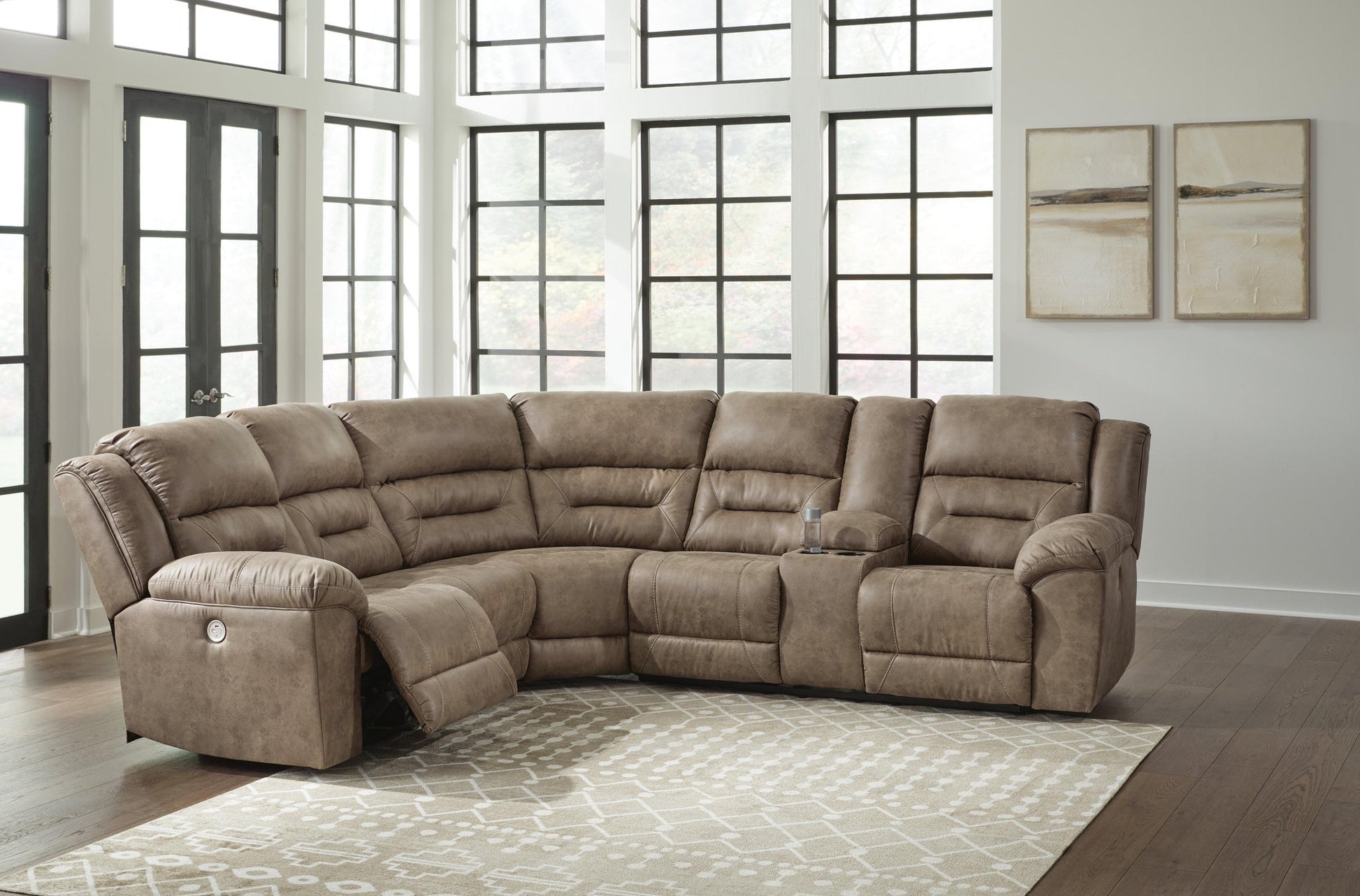 Ravenel 3-Piece Power Reclining Sectional Signature Design by Ashley®