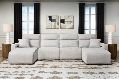 Modmax II 4-Piece Reclining Sectional with Double Chaise Signature Design by Ashley®