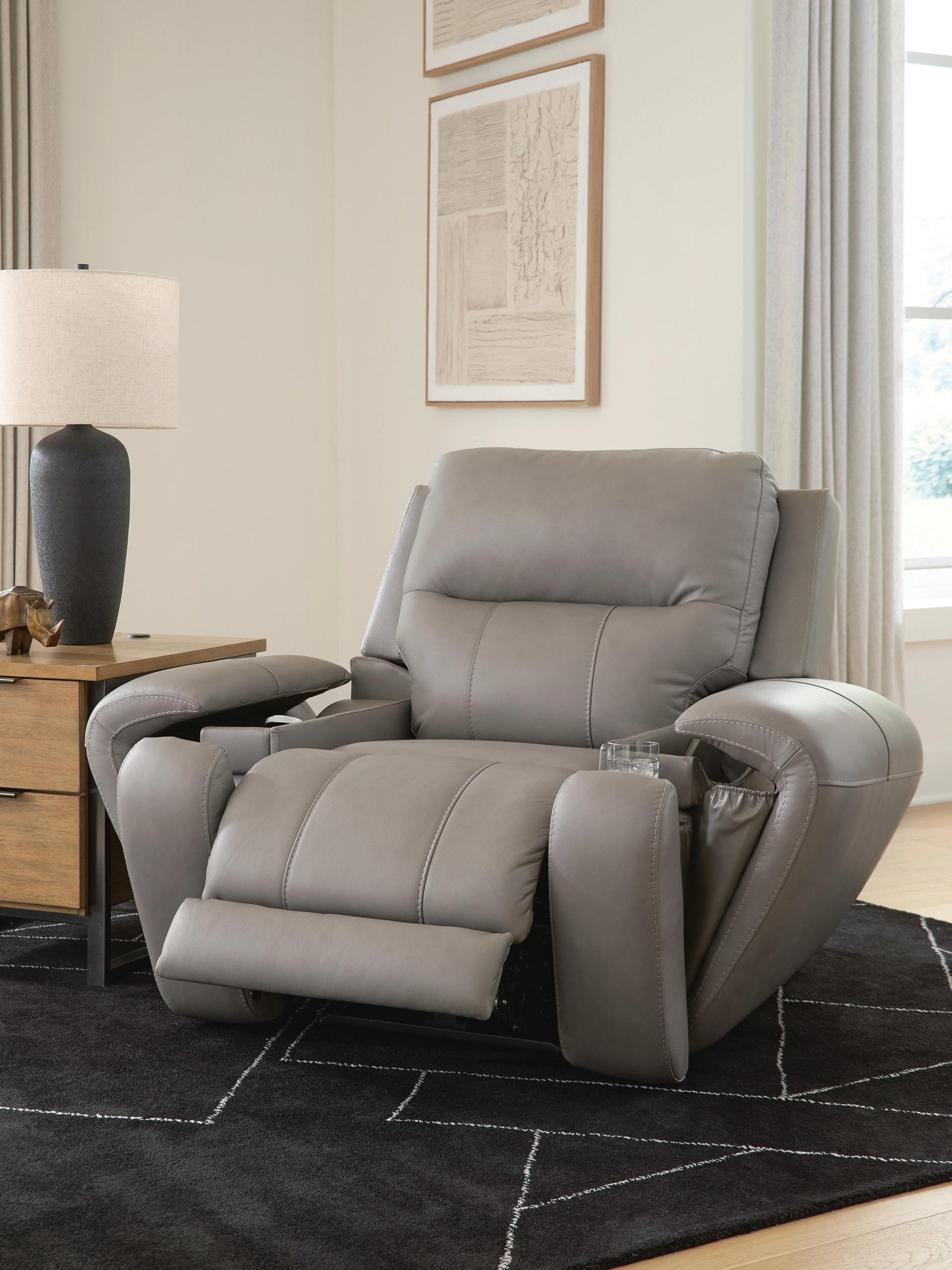 Real Moments Power Recliner w/Audio Seating Signature Design by Ashley®