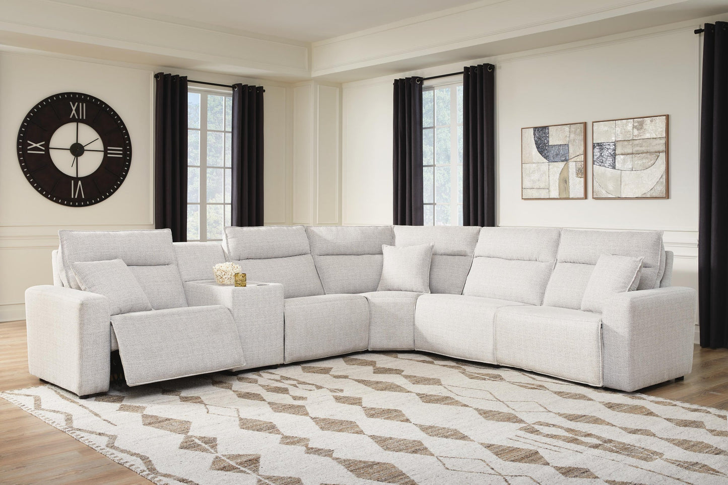 Modmax II 6-Piece Power Reclining Sectional with Console Signature Design by Ashley®