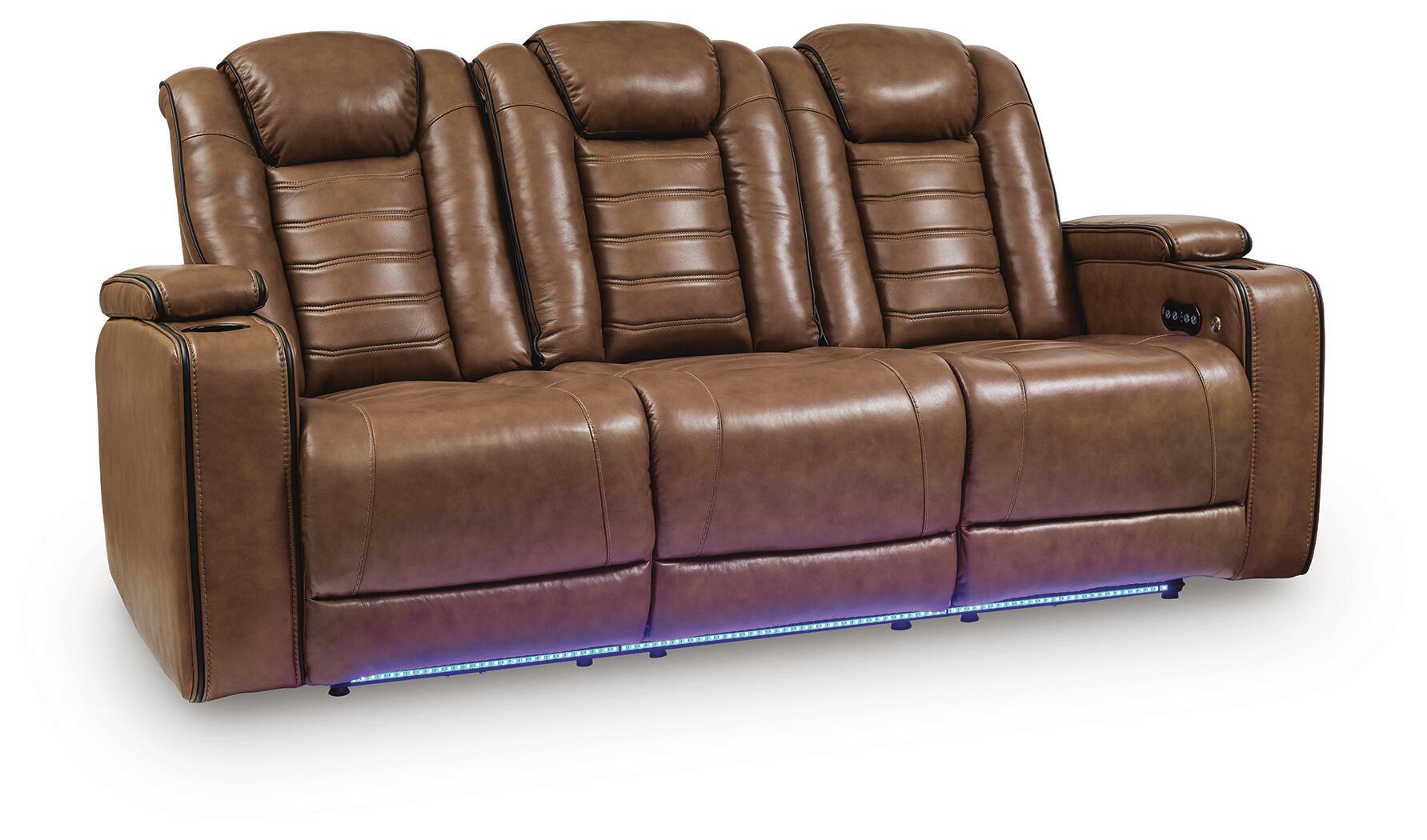 Gruaro PWR REC Sofa with ADJ Headrest Signature Design by Ashley®