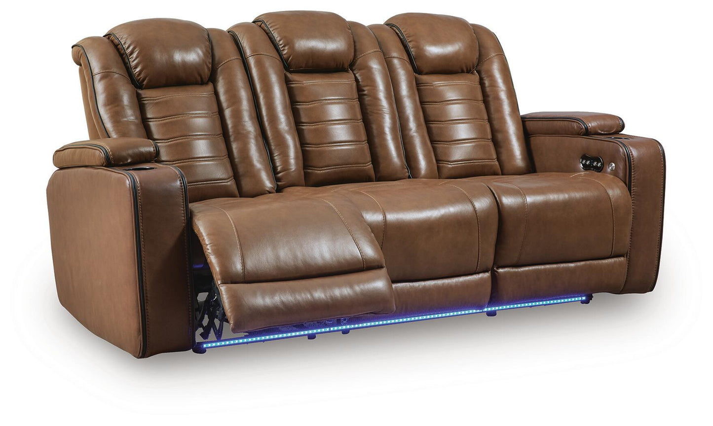 Gruaro PWR REC Sofa with ADJ Headrest Signature Design by Ashley®