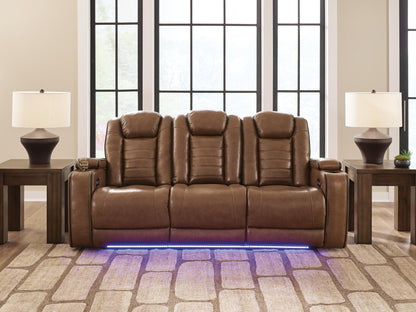 Gruaro PWR REC Sofa with ADJ Headrest Signature Design by Ashley®