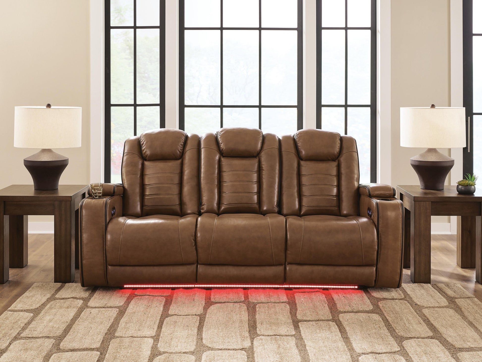 Gruaro PWR REC Sofa with ADJ Headrest Signature Design by Ashley®