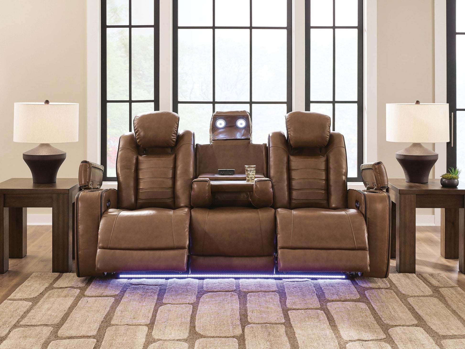 Gruaro PWR REC Sofa with ADJ Headrest Signature Design by Ashley®