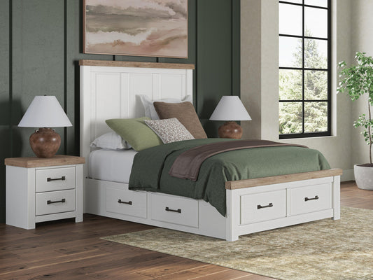 Savonport  Panel Storage Bed. Dresser, Mirror And Nightstand Benchcraft®