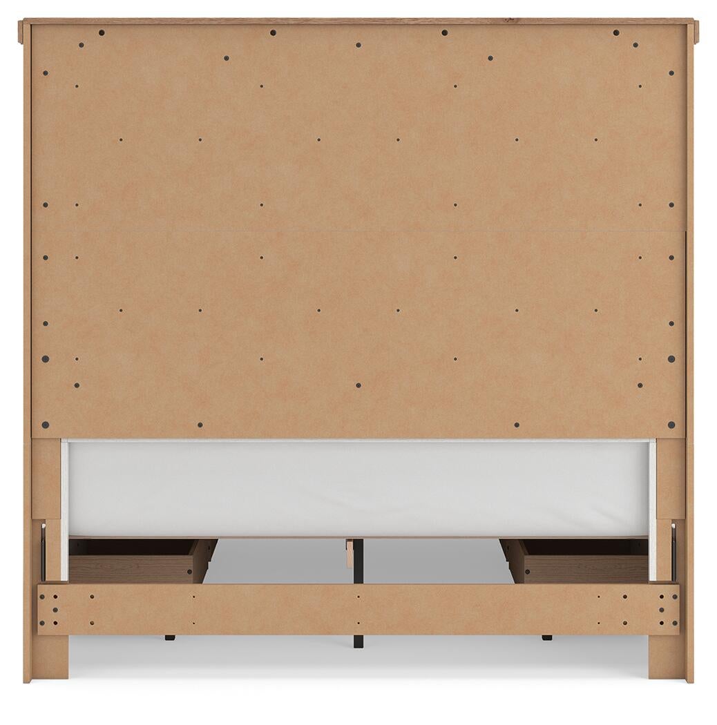 Savonport  Panel Bed With Storage, Dresser And Mirror Benchcraft®