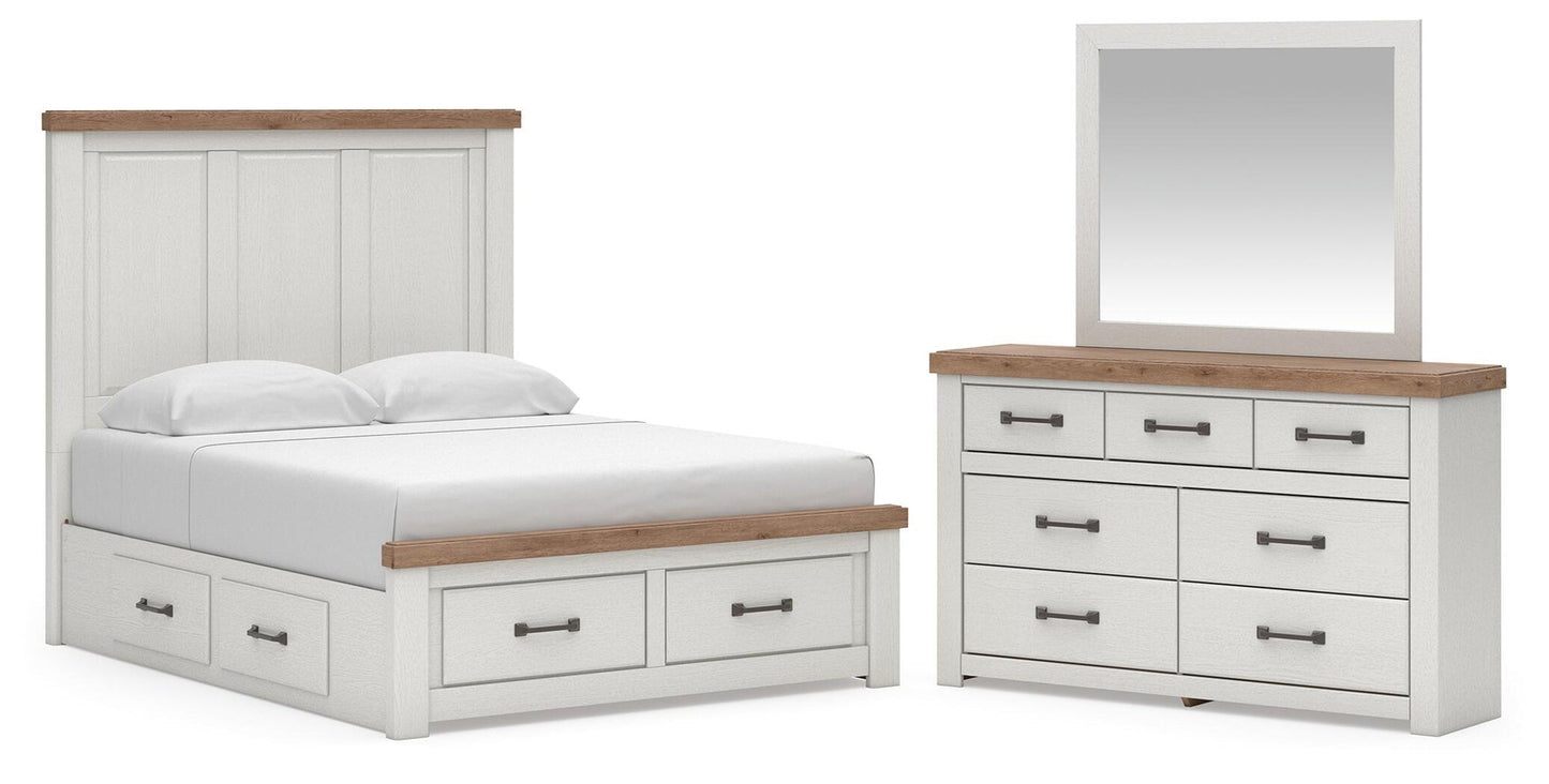 Savonport  Panel Storage Bed, Dresser And Mirror Benchcraft®