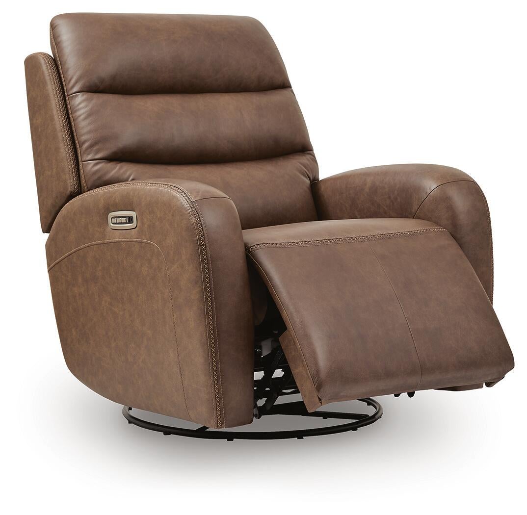 Motion-Max Swivel Glider Power Recliner Signature Design by Ashley®