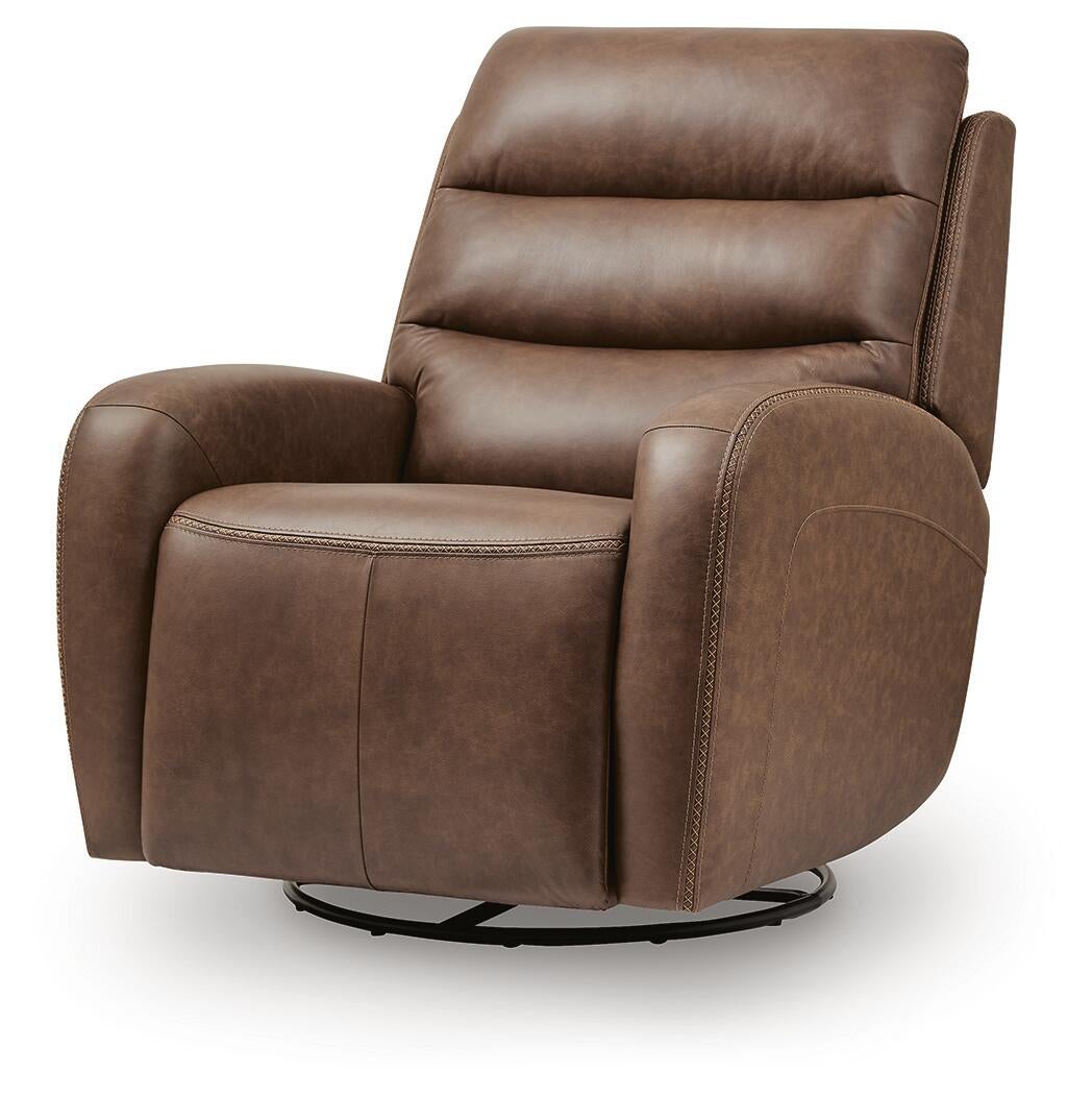 Motion-Max Swivel Glider Power Recliner Signature Design by Ashley®