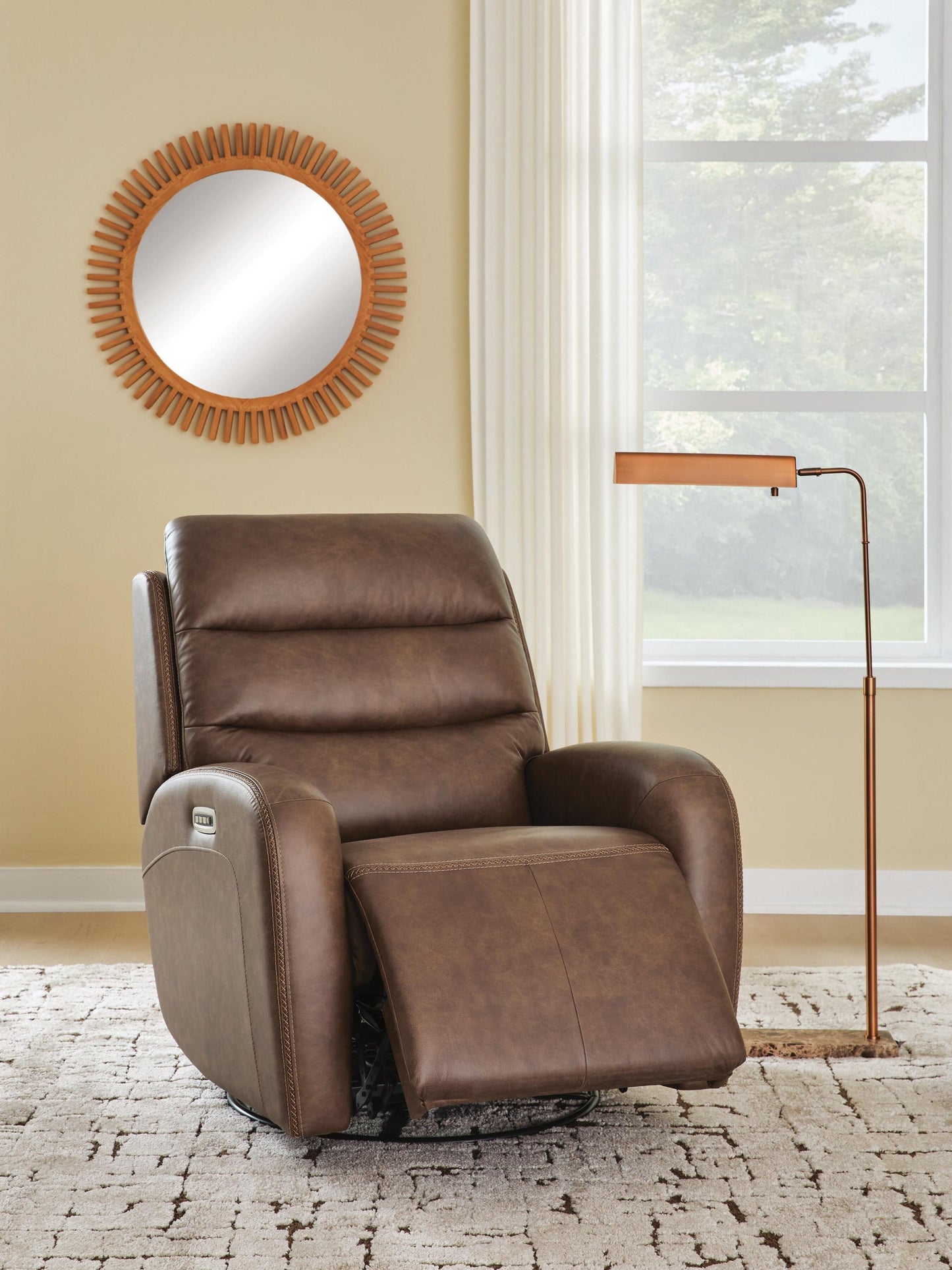 Motion-Max Swivel Glider Power Recliner Signature Design by Ashley®