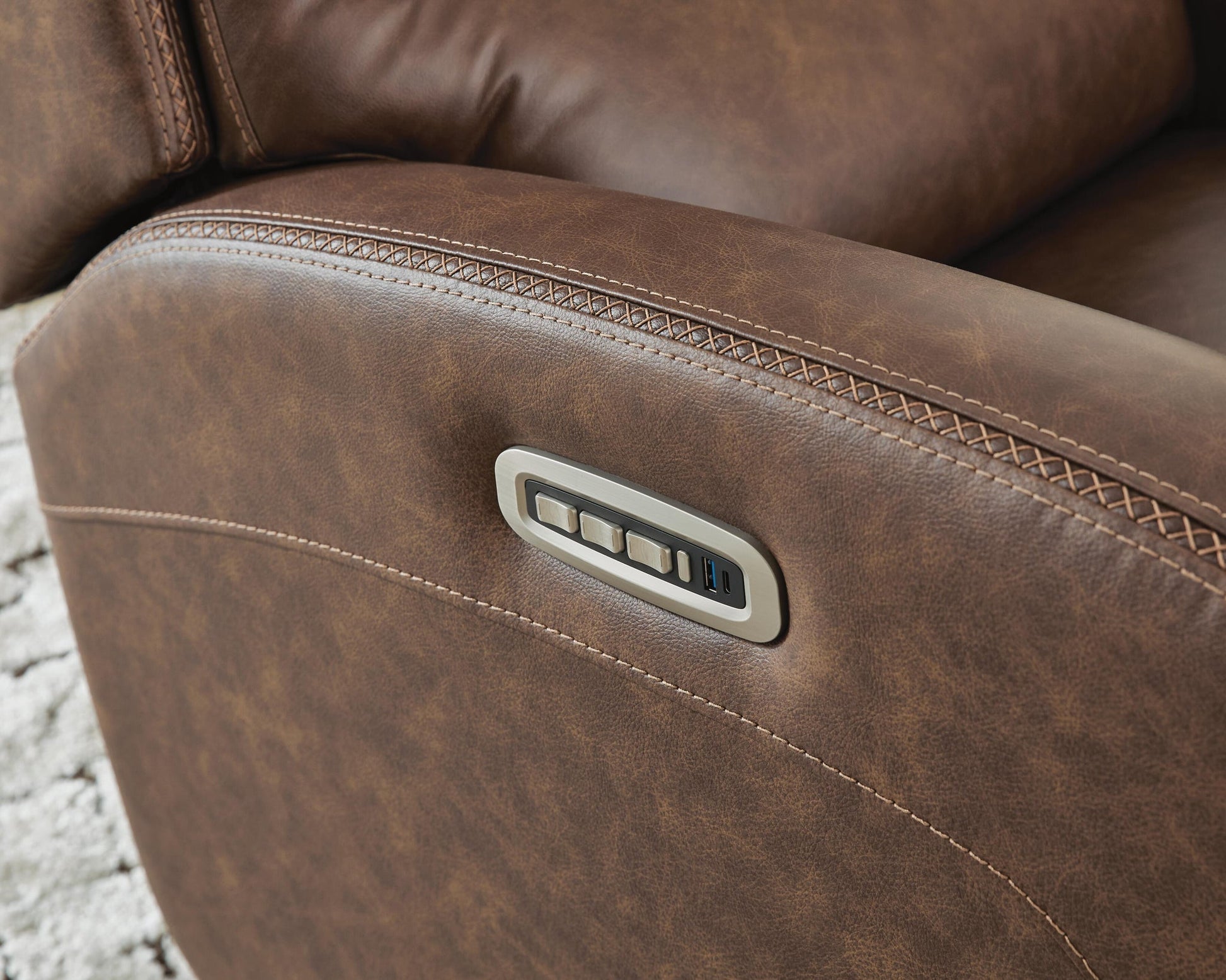 Motion-Max Swivel Glider Power Recliner Signature Design by Ashley®