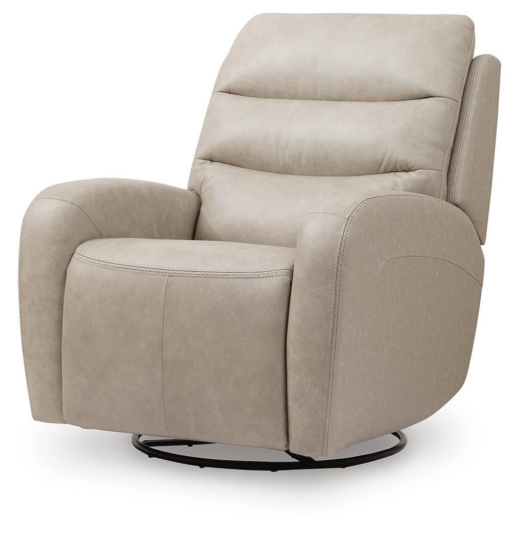 Motion-Max Swivel Glider Power Recliner Signature Design by Ashley®