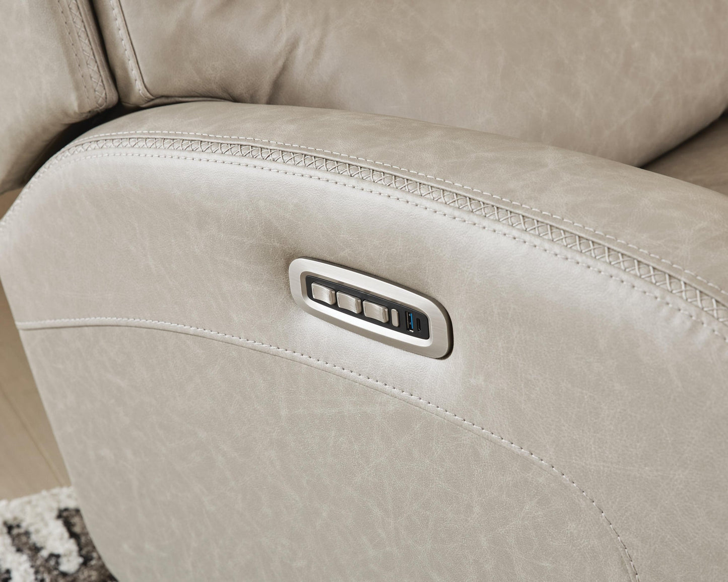 Motion-Max Swivel Glider Power Recliner Signature Design by Ashley®