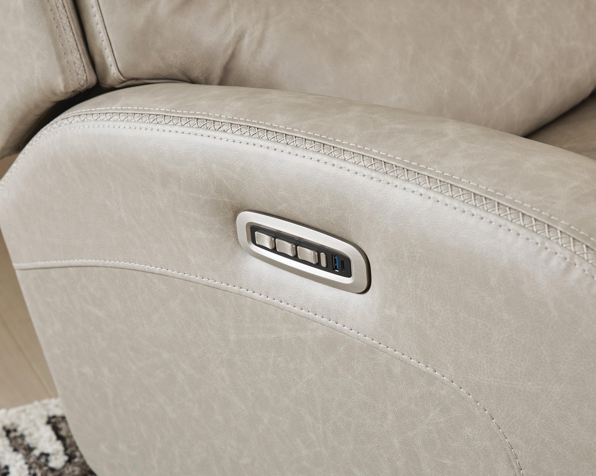 Motion-Max Swivel Glider Power Recliner Signature Design by Ashley®