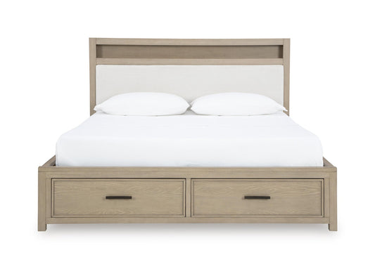 Calmoro  Bookcase Bed With Mirrored Dresser Signature Design by Ashley®