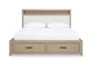 Calmoro  Bookcase Bed With Mirrored Dresser Signature Design by Ashley®