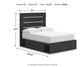Delmorta  Panel Bed With Storage, Dresser And Mirror Signature Design by Ashley®