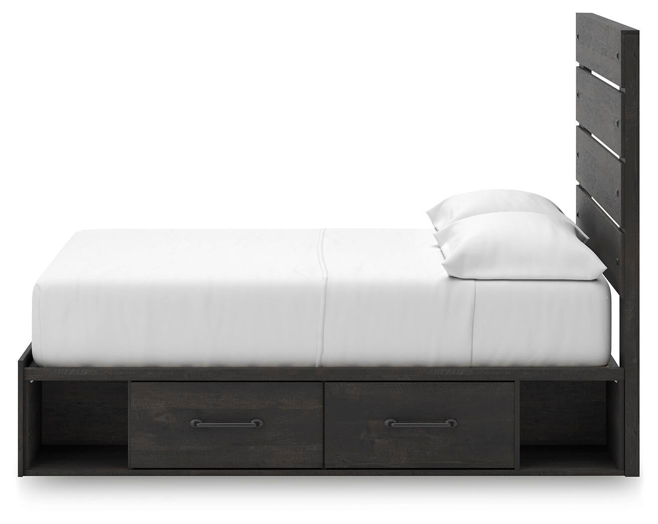Delmorta  Panel Bed With Storage, Dresser And Mirror Signature Design by Ashley®