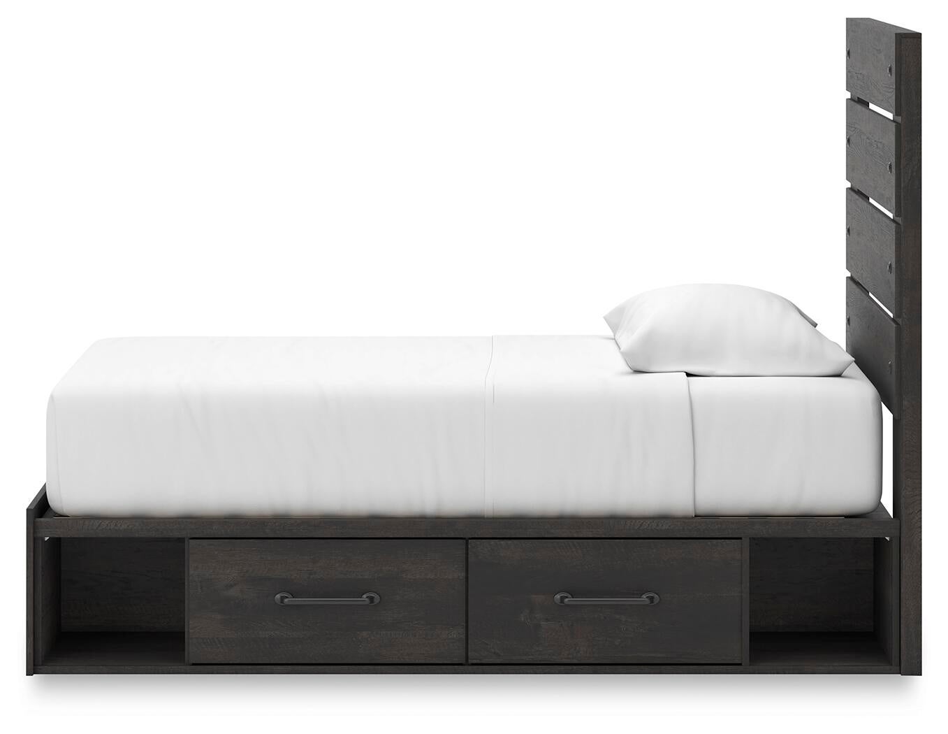 Delmorta  Panel Bed With Storage, Dresser And Mirror Signature Design by Ashley®