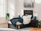 Delmorta  Panel Bed With Storage, Dresser And Mirror Signature Design by Ashley®