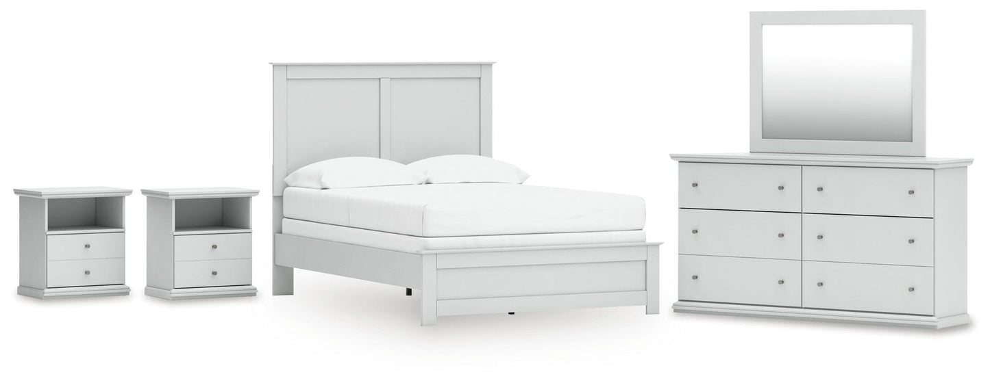 Bostwick Shoals  Panel Bed, Dresser, Mirror And Nightstand Signature Design by Ashley®