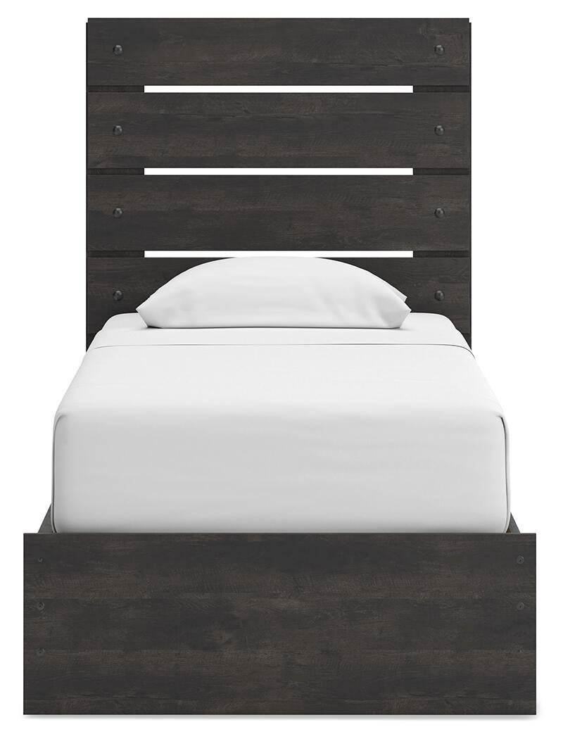 Delmorta  Panel Bed With Storage, Dresser, Mirror And Nightstand Signature Design by Ashley®