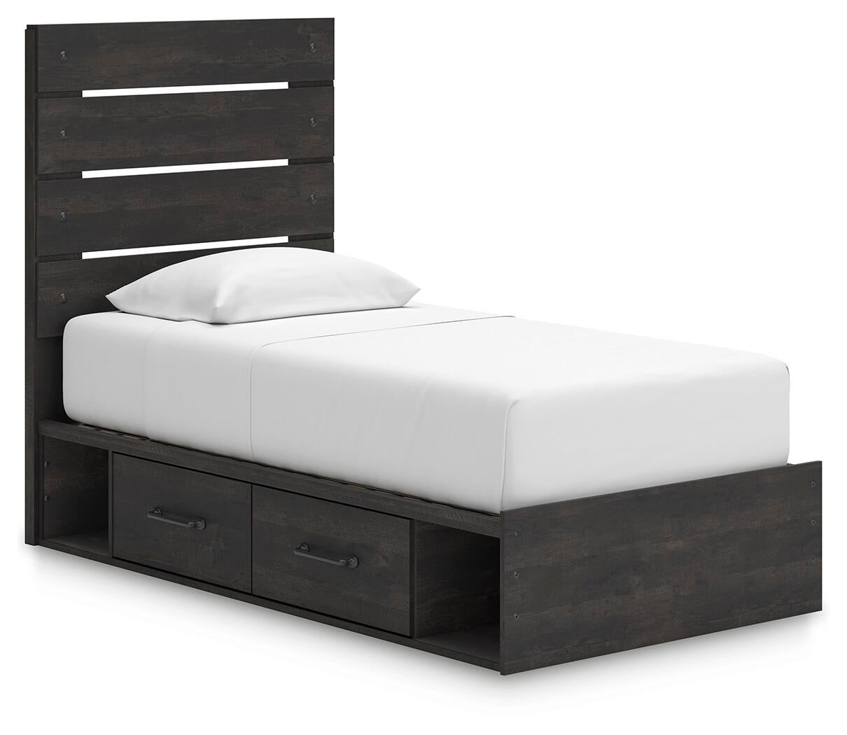 Delmorta  Panel Bed With Storage, Dresser, Mirror And Nightstand Signature Design by Ashley®