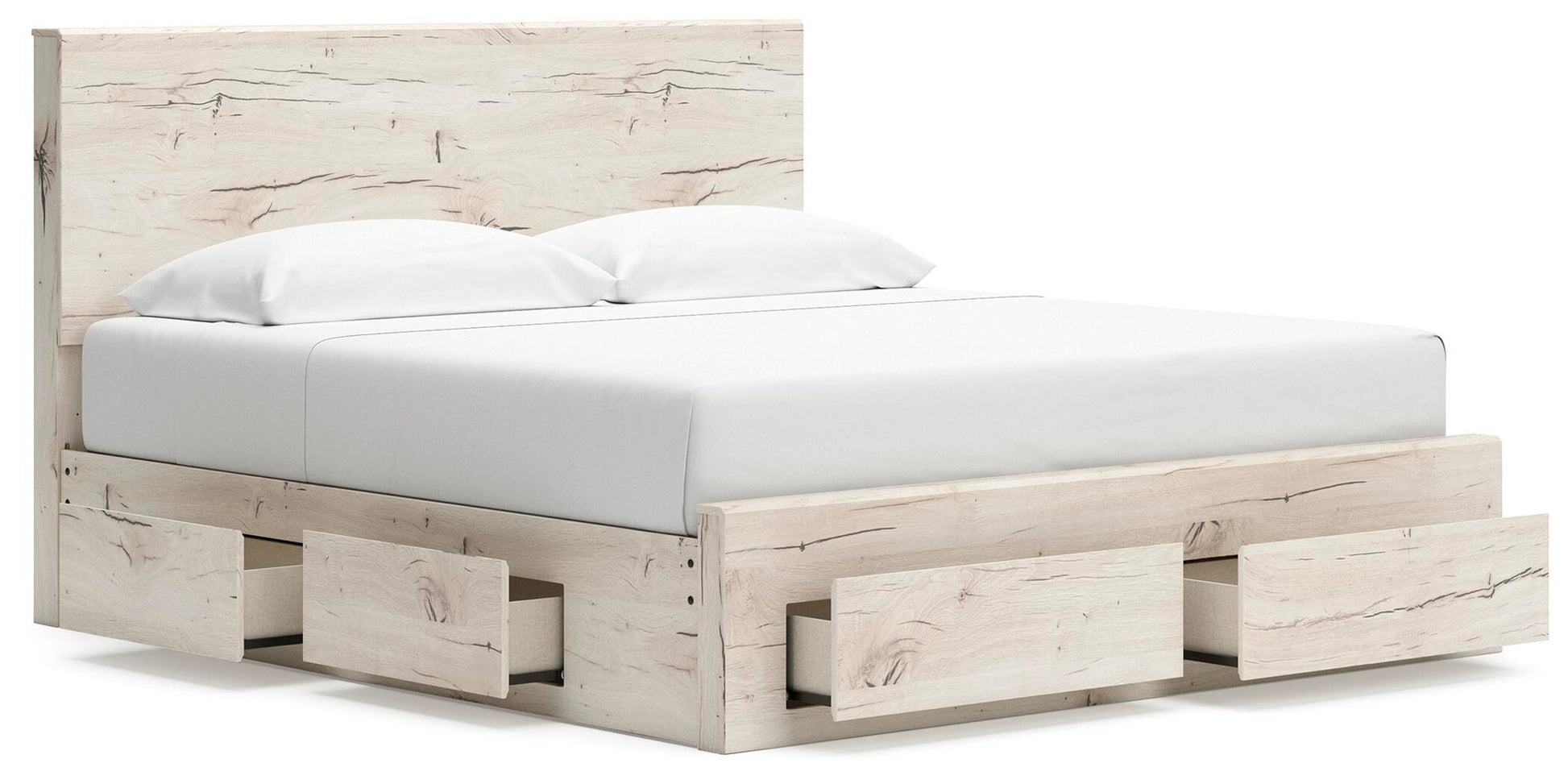 Lawroy  Panel Storage Bed, Dresser And Mirror Benchcraft®